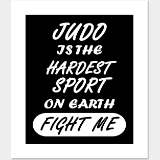 Judo Martial Arts Defence Girls Women Posters and Art